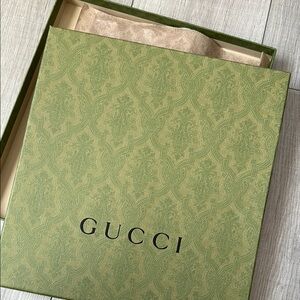 Gucci Green Patterned Box